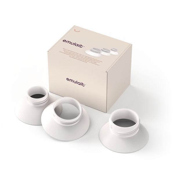 Emulait 3 Pack Breast Pump Adapter Package